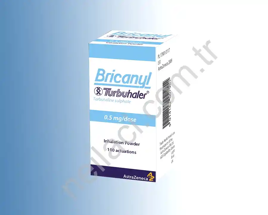 BRICANYL TURBUHALER TOZ İNHALATÖR 0.5 MG 100 DOZ