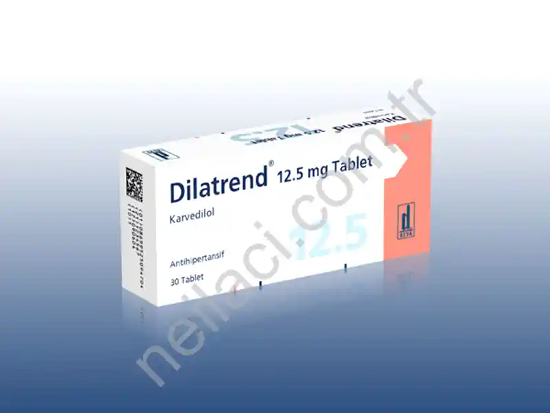 DILATREND 12.5 MG 30 TABLET