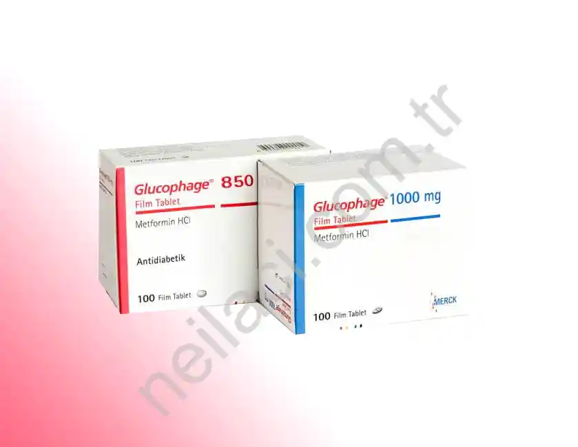 GLUCOPHAGE 850 MG 100 FILM TABLET