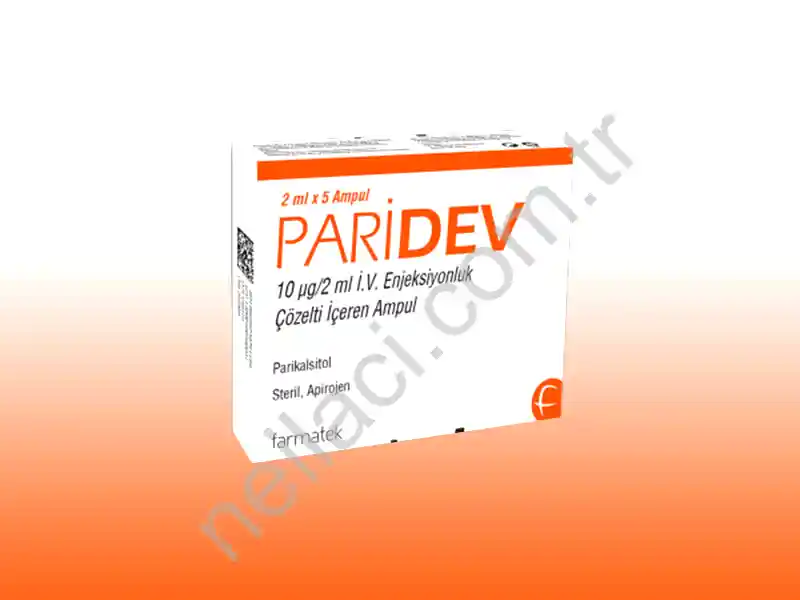 PARIDEV 10 MCG/2 ML IV ENJEKSIYONLUK ÇÖZELTI IÇEREN AMPÜL 2 ML 5 AMPÜL